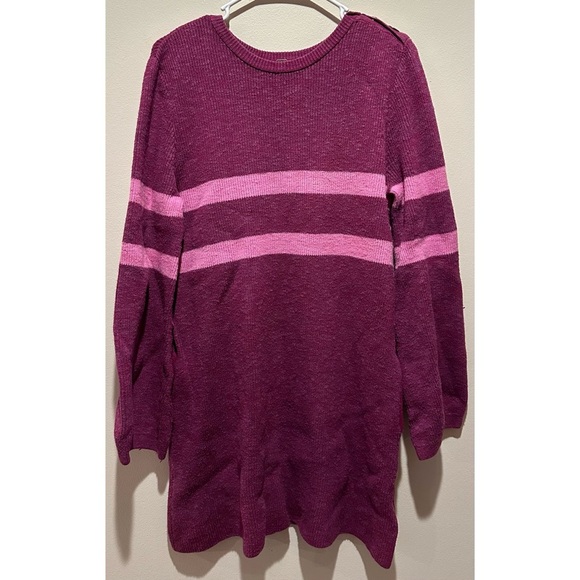 Free People On Your Team‎ Sweater Mini Dress Size XS - Purple/Pink - Picture 1 of 11